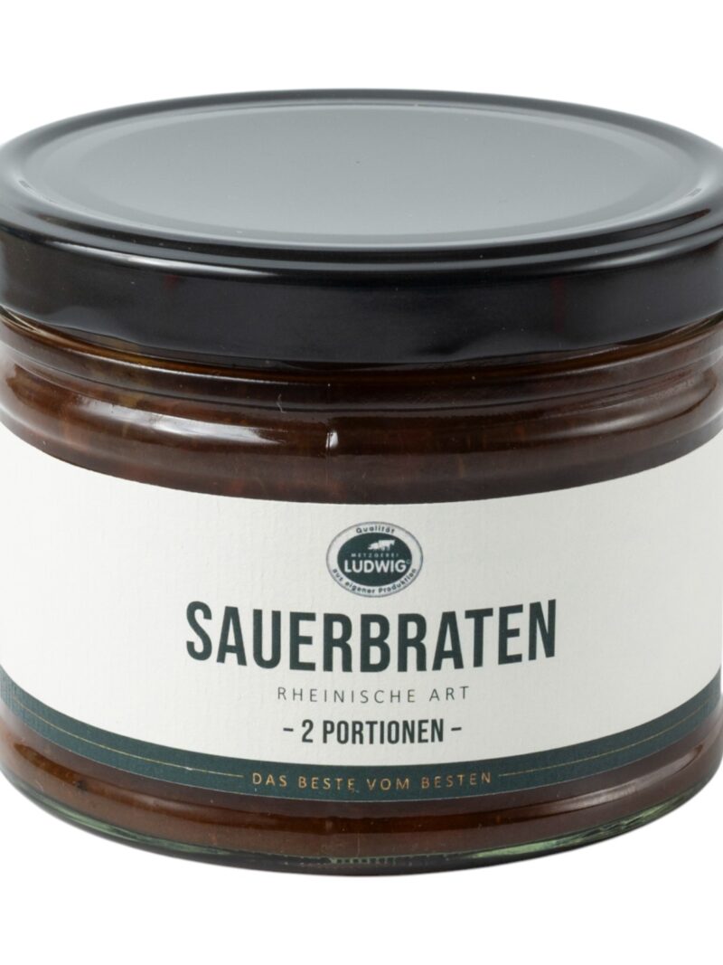 Sauerbraten vom Rind in Soße